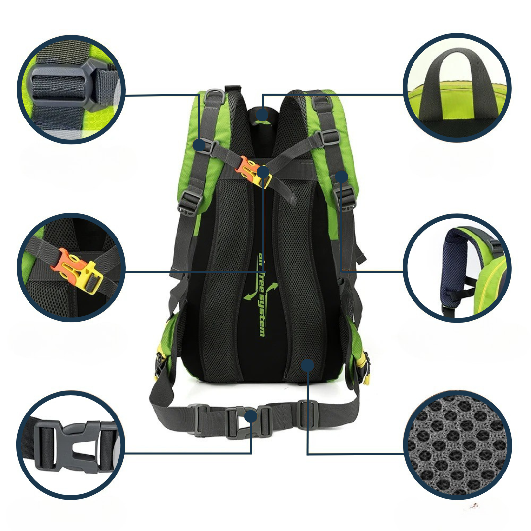 Sac à Dos 40L Étanche - Spécial Randonnée, Montagne & Trek